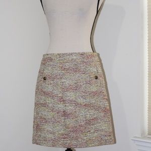 Loft, tweed mini skirt